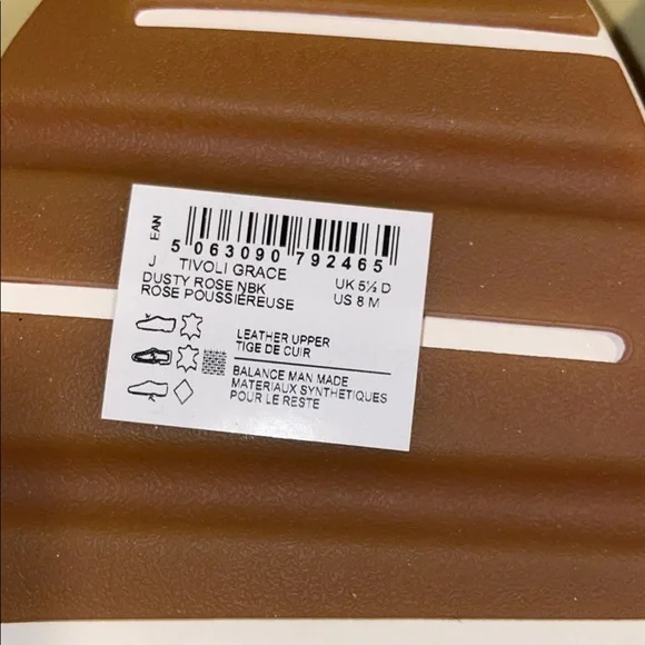 Sporty Clarks Tivoli Grace Leather Dusty Rose Perforated Sneakers Size 8 NWT - Picture 8 of 8